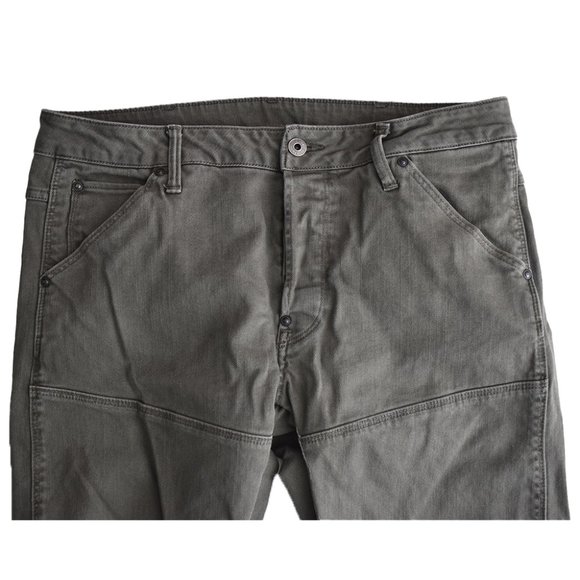 G-STAR RAW 5620 Elwood 3D Slim Asfalt Jeans 33x34 - Picture 7 of 10